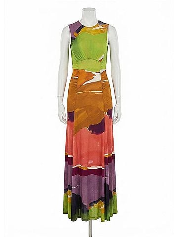 Ulla Johnson Lana Ruched Jersey Dress in Nature Abhors A Vacuum (view 1)