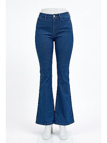 Judy Blue Sparkle Glitter Flare Denim Jeans in Blue (view 1)
