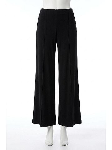 Joseph Ribkoff Pull-On Wide Leg Pants in Black (view 1)
