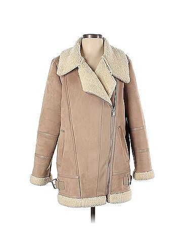 Zara Basic Zara Basic Faux Leather Jacket (view 1)