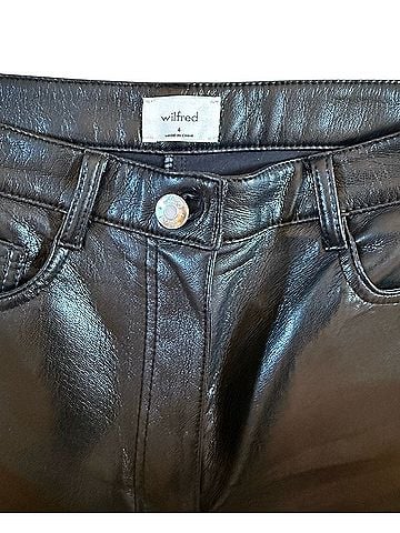 Wilfred Faux Leather Pants (view 2)