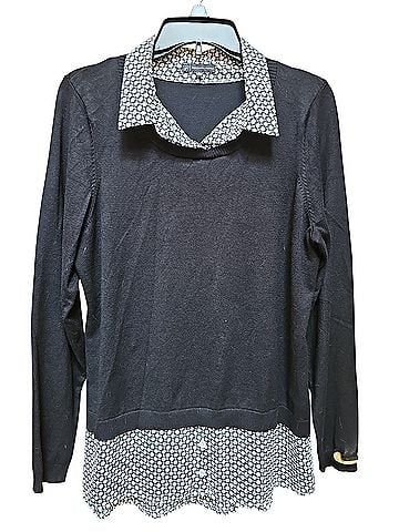 Adrianna Papell Long Sleeve Blouse (view 1)