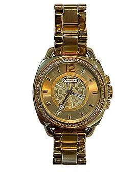 Coach Logo Pattern Dial Watch (view 1)