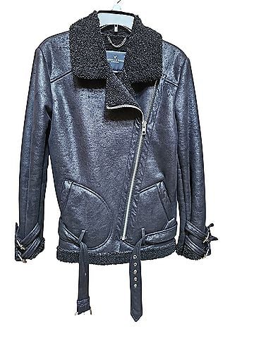 American Eagle Outfitters Faux Leather Jacket (view 1)