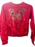 Grail Graphic Animal Print Red Sweatshirt Size S - photo 1