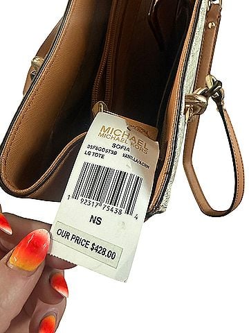Michael Kors Leather Tote (view 2)