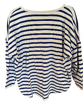 Vineyard Vines Drop Shoulder Striped Tee Long Sleeve T-Shirt (view 2)