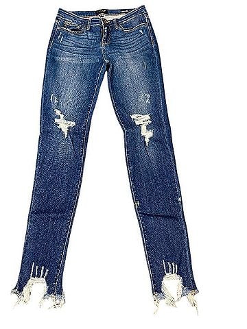Judy Blue Skinny Distressed Jeans Jeans (view 1)