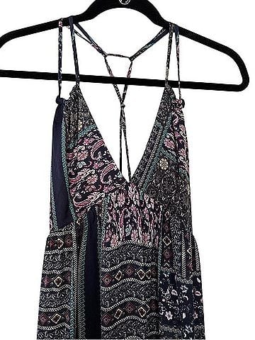 En Creme Boho Patchwork Casual Dress (view 2)