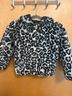 Save the Duck Animal Print Black Gray Jacket Size 4 - photo 5