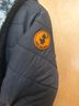 Save the Duck Animal Print Black Gray Jacket Size 4 - photo 4