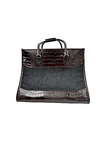 Brighton Pet Carrier Luggage Leather Tote (view 2)