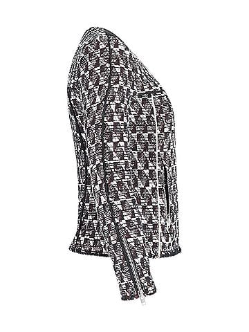 IRO Iro Kamber Tweed Jacket in Black and White Cotton (view 2)