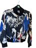 DKNY Abstract Paint-Effect Bomber Jacket Jacket - photo 2