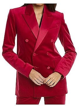 A.L.C. Doublebreasted Velvet Blazer Blazer (view 1)
