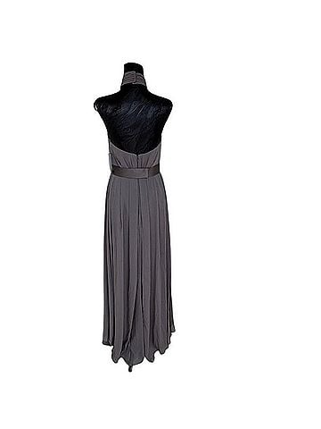 White by Vera Wang Chiffon convertible halter gown Cocktail Dress (view 2)