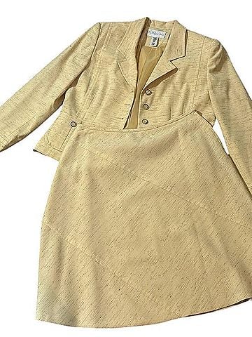First Issue by Liz Claiborne Skirt Suit Set Jacket (view 2)