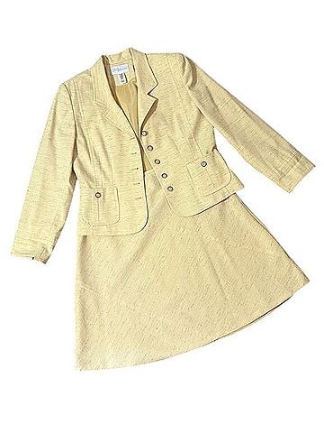 First Issue by Liz Claiborne Skirt Suit Set Jacket (view 1)