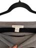 August Silk Stripes Black Gray Pullover Sweater Size M - photo 3