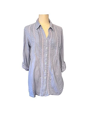 Nomads Nomadic Traders Pintuck Tunic Long Sleeve Blouse (view 1)