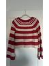 Pilcro Stripes Red White Pullover Sweater Size S - photo 5