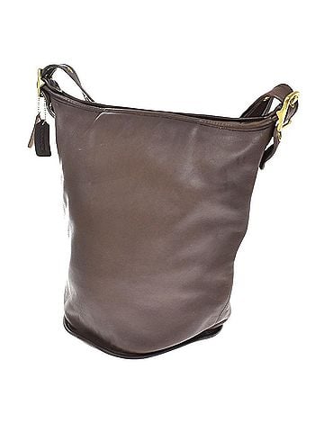 Coach Shoulder Leather Brown Leather Handbag (view 2)