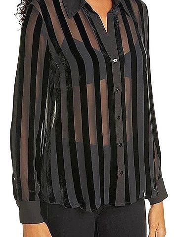 L'Agence Laurent Long Sleeve T-Shirt (view 1)