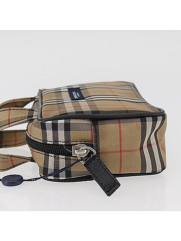 Burberry Nova Check Nylon Beige Nylon Handbag (view 2)