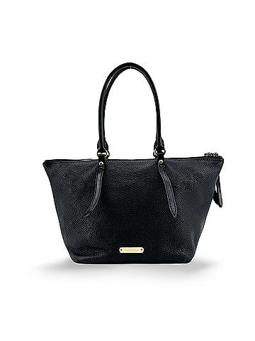 Burberry Bridle Salisbury Leather Black Leather Tote Bag Bag (view 1)
