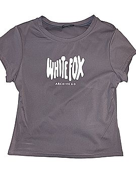 White Fox Short Sleeve Blouse (view 1)