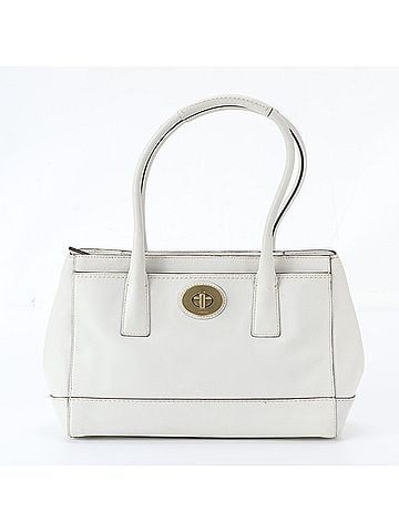 Coach Coach Turnlock J0793 Leather Tote Bag Shoulder Handbag for Women (view 1)