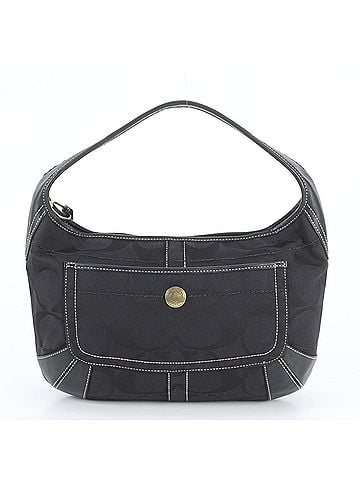 Coach Coach Signature 10764 Leather Canvas Shoulder Bag Handbag for Women (view 1)