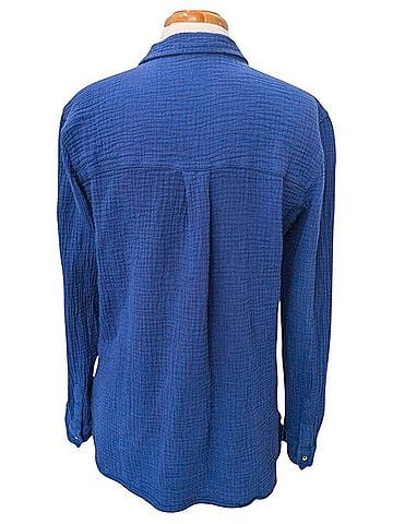 Anne Klein Lucile Long Sleeve Button-Down Shirt (view 2)