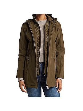 Lauren by Ralph Lauren Black Label Hooded Soft Shell Jacket Coat Jacket (view 2)