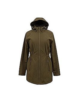 Lauren by Ralph Lauren Black Label Hooded Soft Shell Jacket Coat Jacket (view 1)