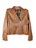 Lamarque Tan Leather Moto Jacket Leather Jacket - photo 1