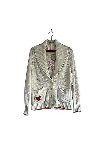 Anthropologie Maeve Oversized Chunky Heart Cardigan Cardigan (view 2)
