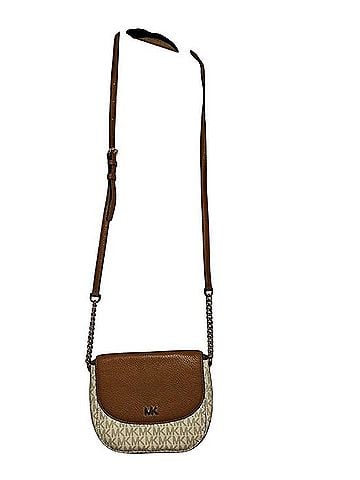 Michael Kors Emilia Small Signature Logo Saddle Crossbody Bag Crossbody Bag (view 1)