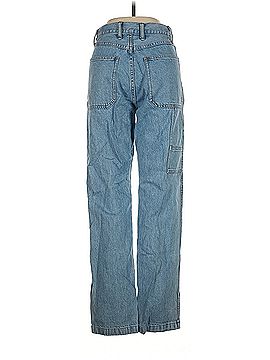 Madewell Madewell The '90s Straight Jean in Hazelfern Wash: Shadow-Panel Edition (view 2)