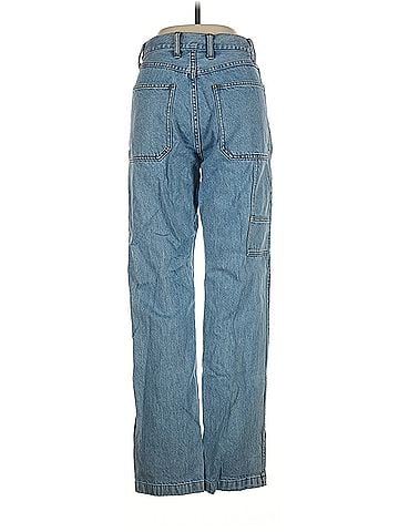 Madewell Madewell The '90s Straight Jean in Hazelfern Wash: Shadow-Panel Edition (view 2)