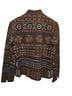 Coldwater Creek 98% Cotton 2% Spandex 100% Polyester Floral Brown Blue Orange Jacket Size 6 - photo 2