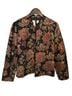 Coldwater Creek 50% Polyester 42% Rayon 8% Spandex 100% Polyester Floral Black Multi Color Jacket Size 6 - photo 1