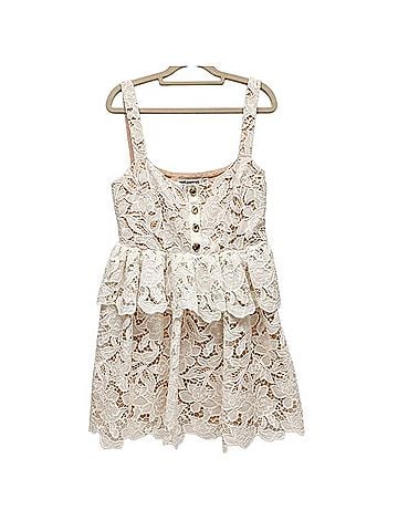 Self-Portrait Tiered Mini Cocktail Dress (view 2)