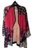 Alice + Olivia Paisley Leopard Print Red Black Jacket Size M - photo 2