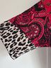 Alice + Olivia Paisley Leopard Print Red Black Jacket Size M - photo 5
