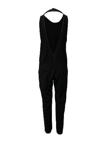 IRO Iro Gennia Open Back Jumpsuit In Black Acetate (view 2)