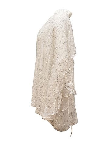 IRO Iro Fuchsia Maisie Top in White Silk (view 2)