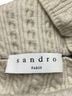 Sandro 100% Wool Blue Sandro Jacques Mock Neck Pullover in Navy Blue Wool Size 4 - photo 4