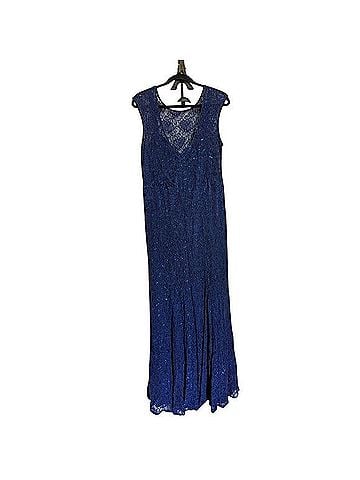 Theia Shimmering Element Gown Casual Dress (view 2)