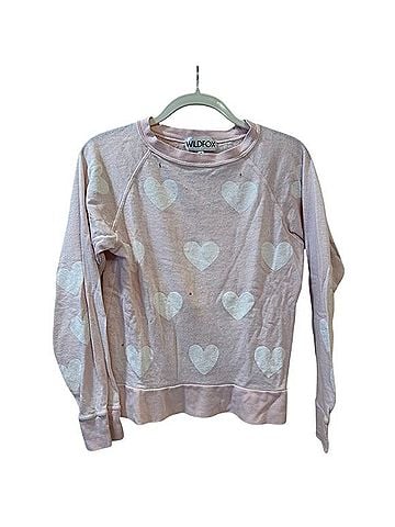 Wildfox Distressed Heart Sweatshirt Sweatshirt (view 1)